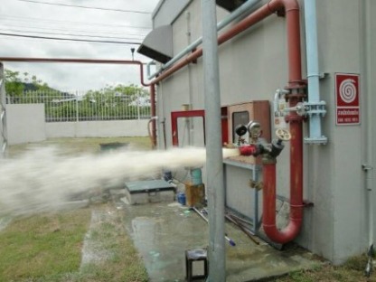 ทดสอบระบบดับเพลิง - บริษัทขายเครื่องดับเพลิง ถังดับเพลิง - นิปปอน